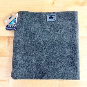Turtle Fur Neck Warmer Chelonia 150 Fleece Adult OS Charcoal New Gray Soft